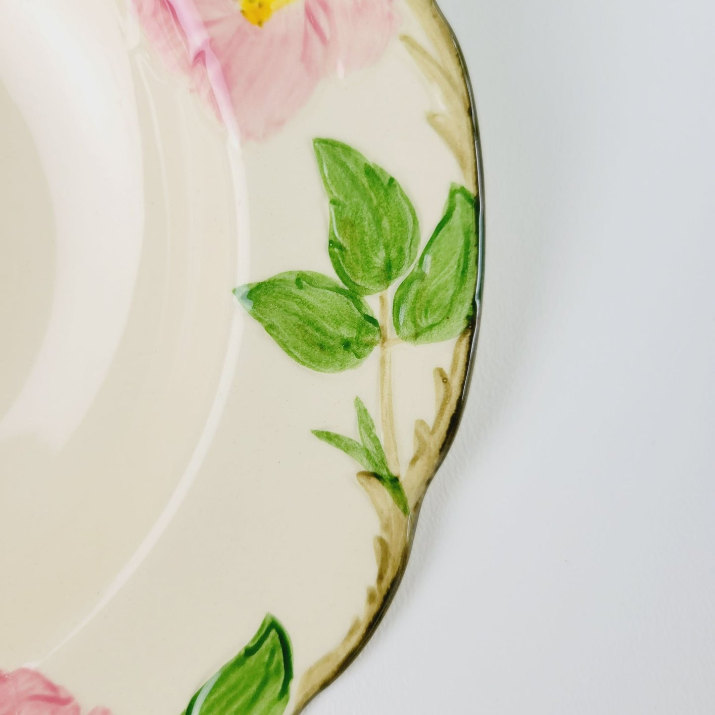 Franciscan Desert Rose Cereal Bowl c.1949-53 USA Back Stamp