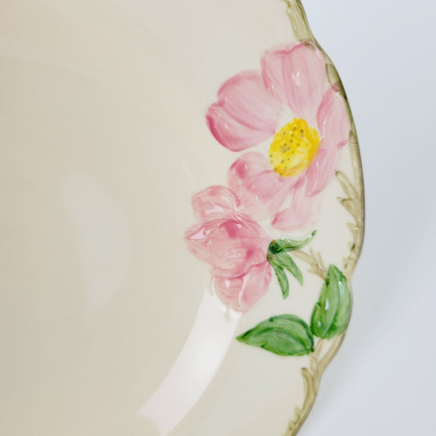 Franciscan Desert Rose Cereal Bowl c.1949-53 USA Back Stamp