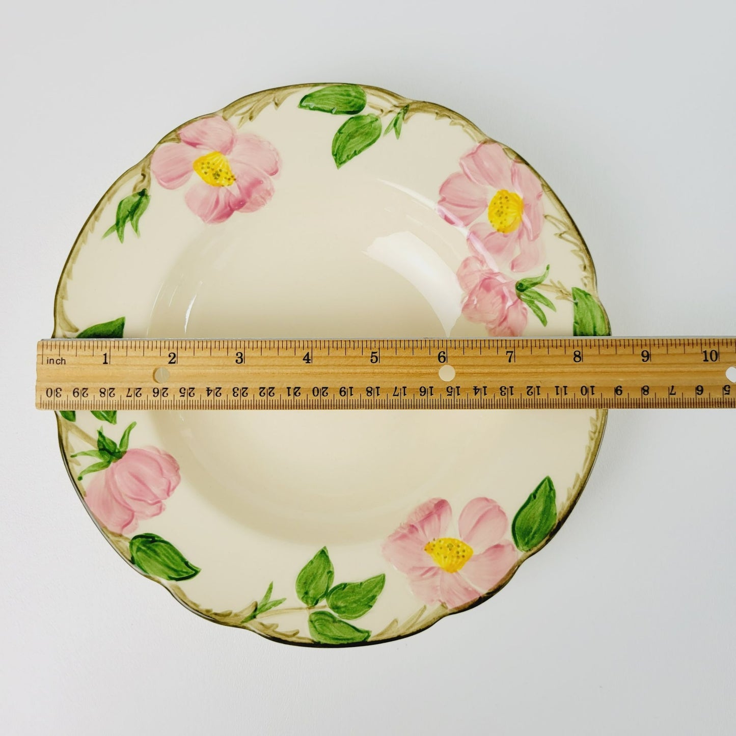 Franciscan Desert Rose Cereal Bowl c.1949-53 USA Back Stamp