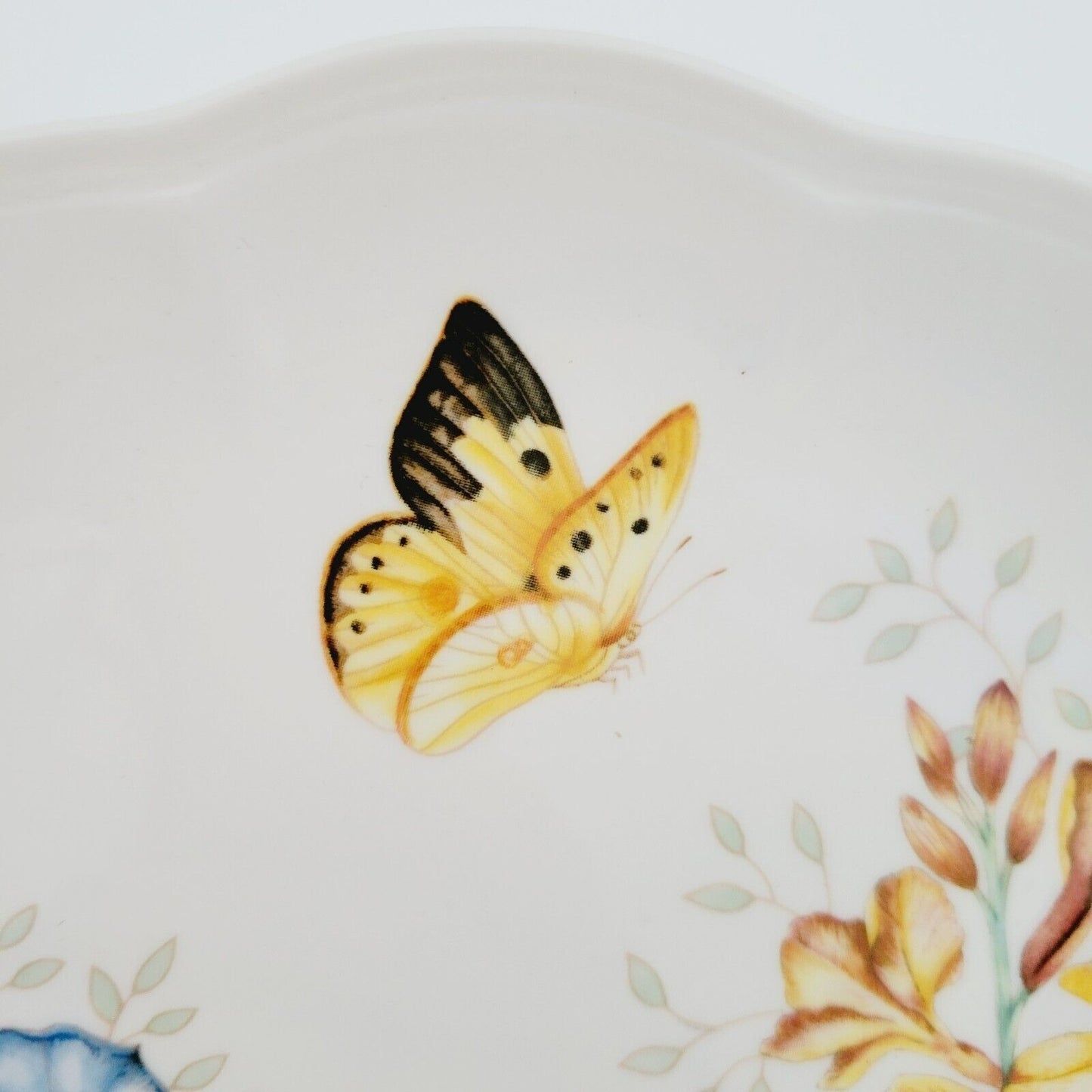 Lenox Butterfly Meadow Monarch Dinner Plate Spring Summer Garden Kitchen Decor