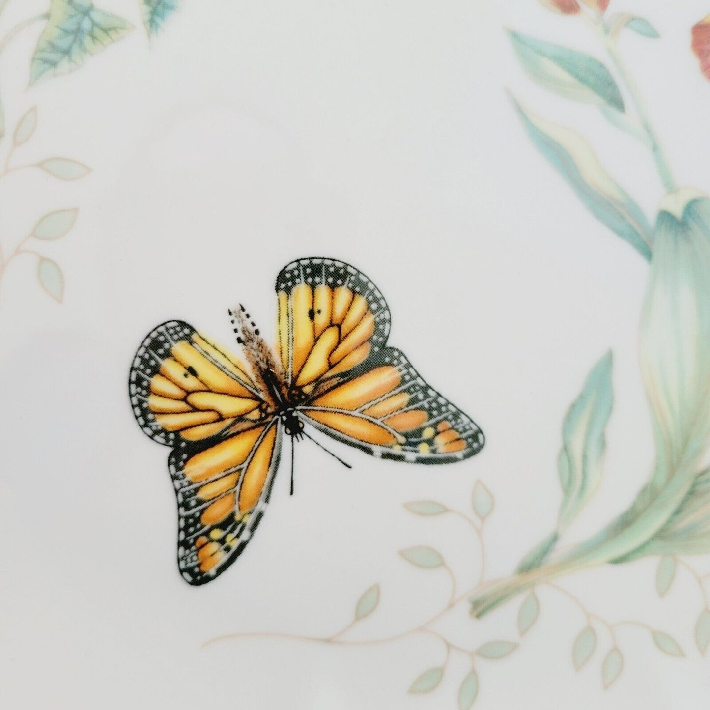 Lenox Butterfly Meadow Monarch Dinner Plate Spring Summer Garden Kitchen Decor