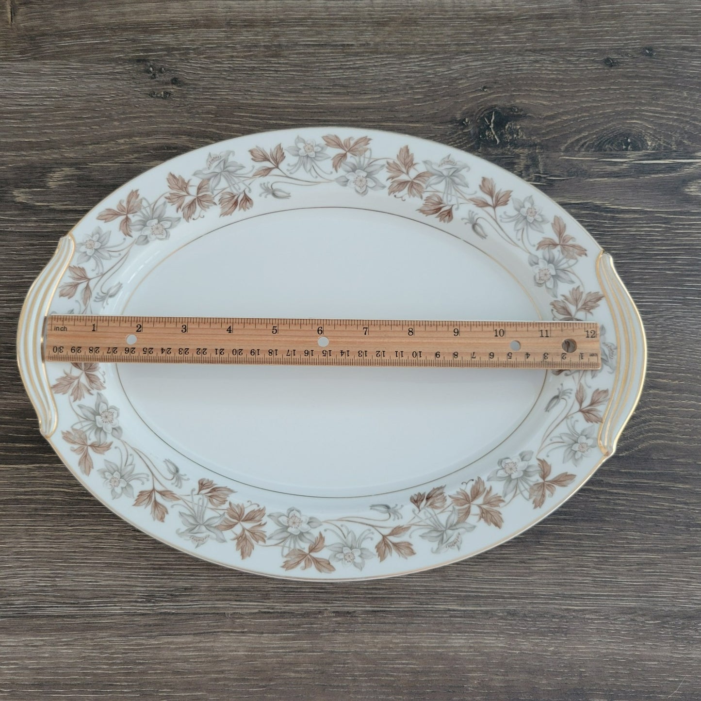 Noritake Allison 13" Oval Serving Platter, c1950s Japan