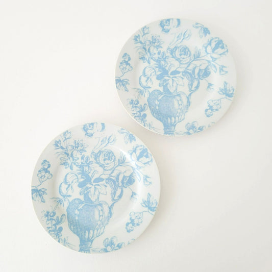 Living Quarters Botanical Salad Plate, Set of 2