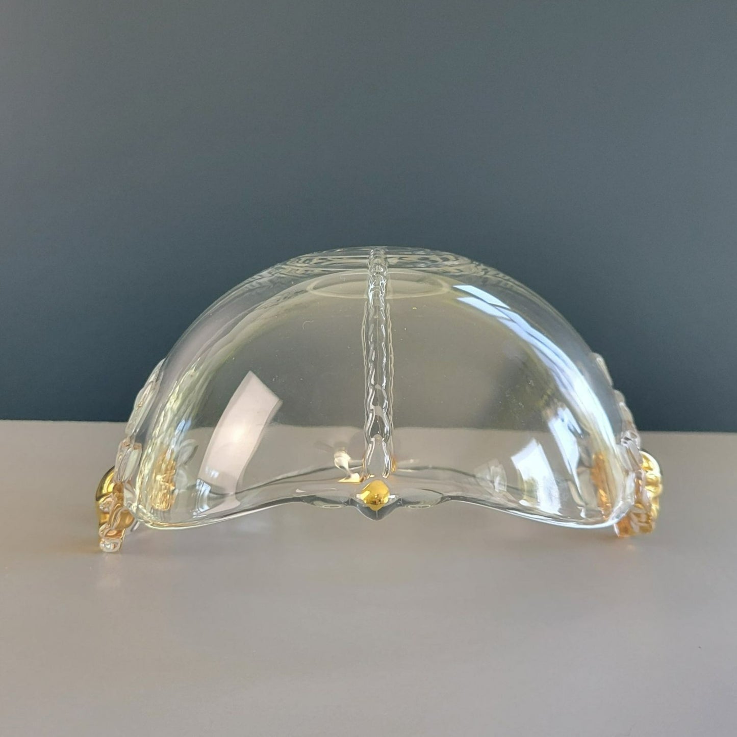 Mikasa Gilded Rose Crystal Bowl, c.1992-98