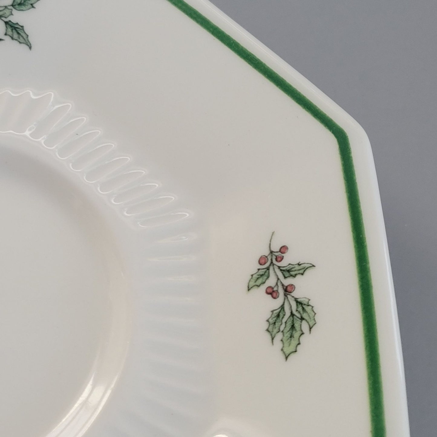 Nikko Christmastime Classic Collection Cup & Saucer, 2 SETS, c.1979-83