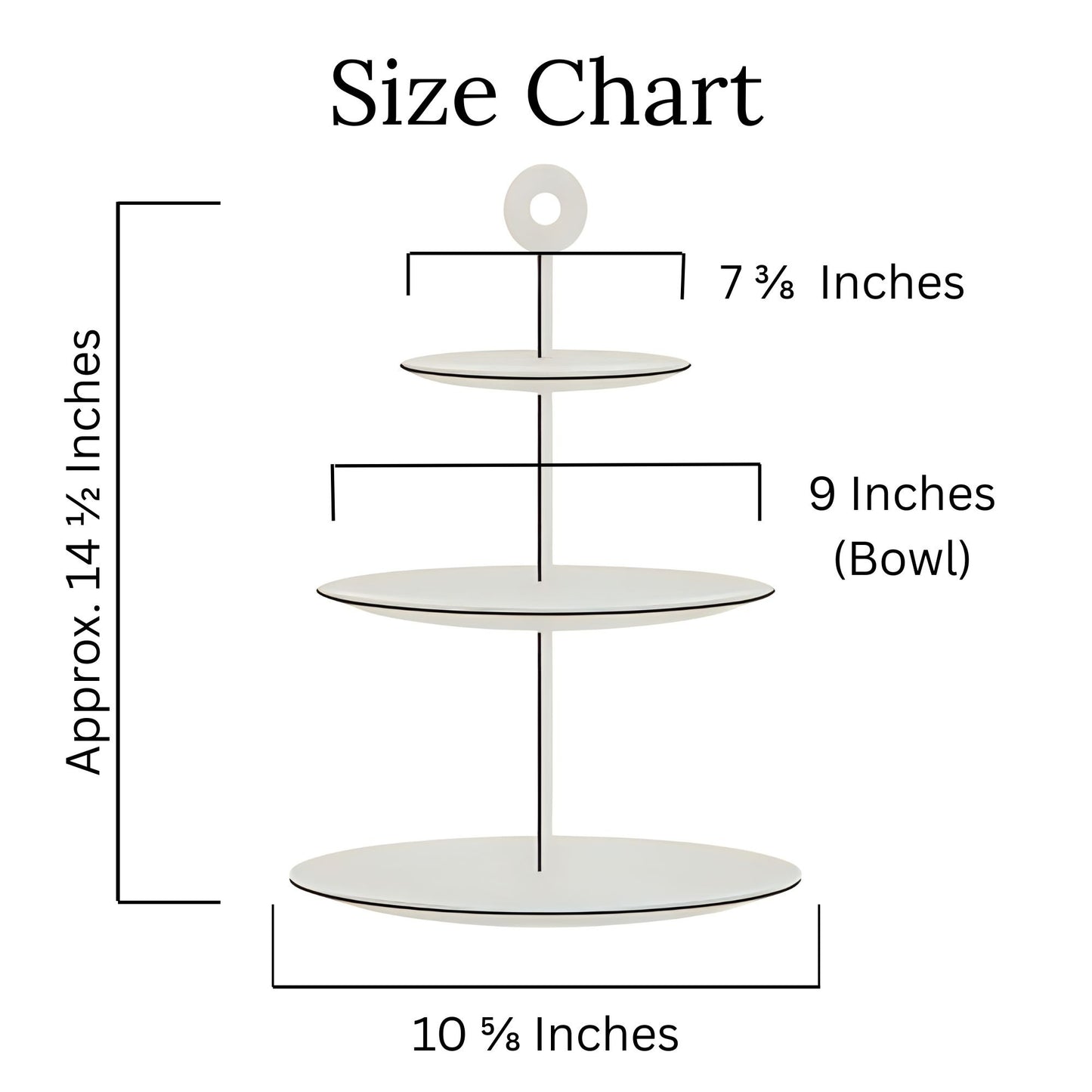 Mismatched 3 Tiered Dessert Stand from Spode Fruit Haven Dishes