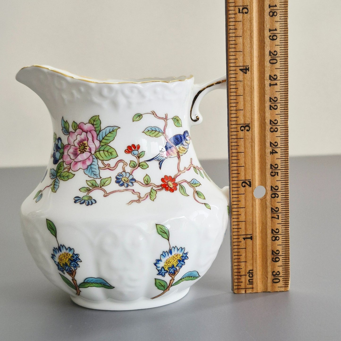 Aynsley "Pembroke" Creamer Pitcher Jug, 8fl. oz., c.1968-2015 England