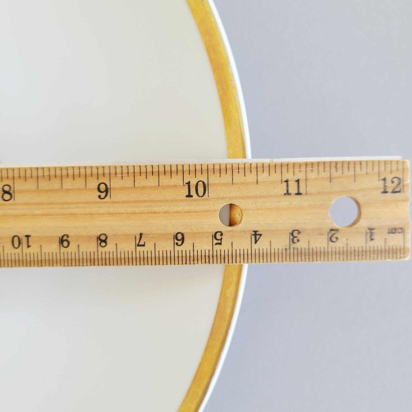 PM Jaeger & Co. Harvest Dinner Plate, Yellow Apple & Nuts, c.1950-60 Bavaria Germany