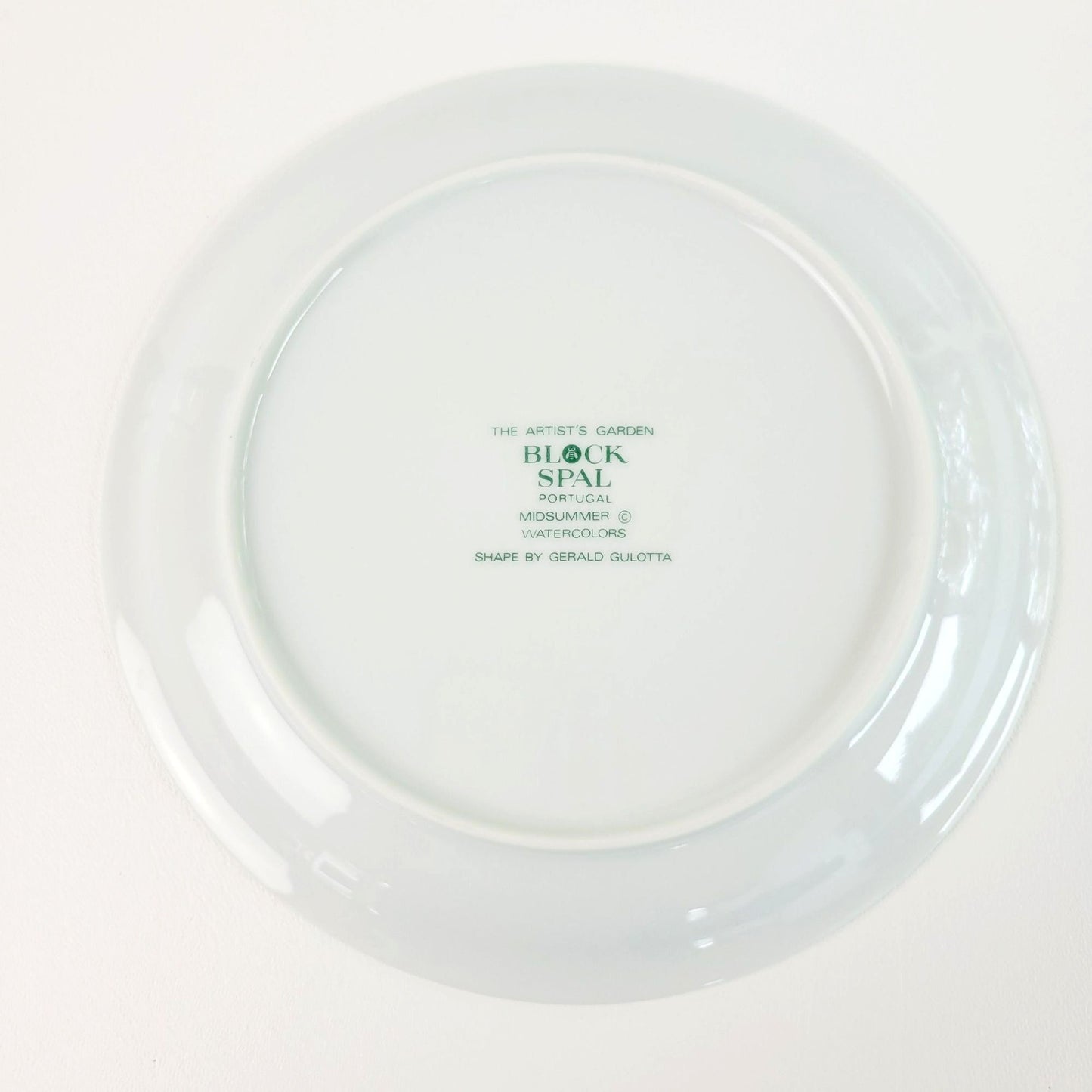 Block Spal Salad Plate Set of 2, Artist's Garden Midsummer Watercolor