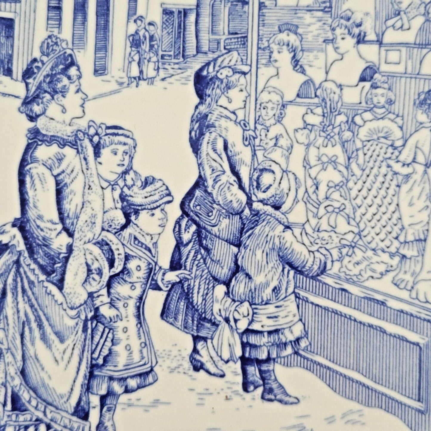 Spode Blue Room Victorian Annual Christmas Plate 1998, Made in England