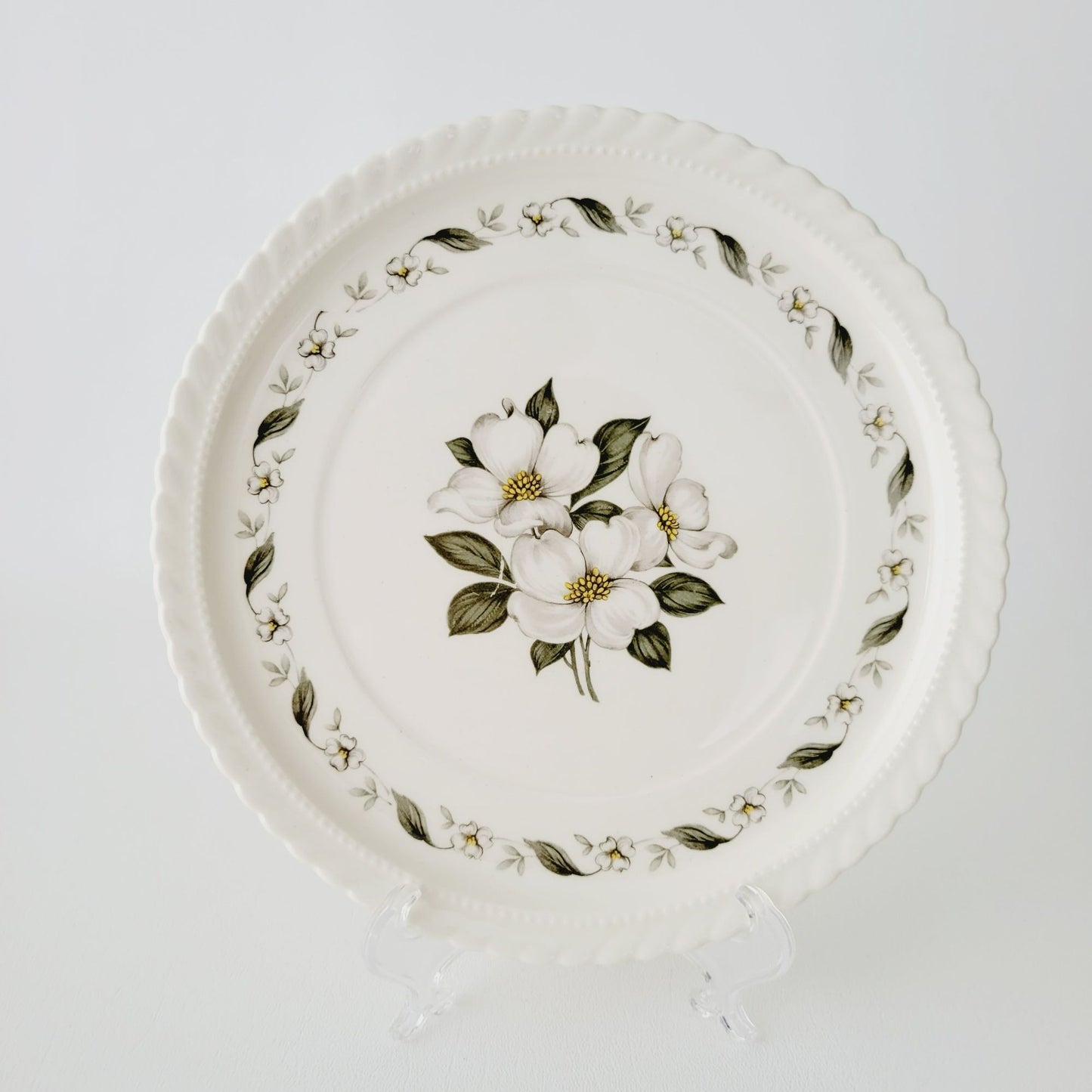 Steubenville Monticello Dogwood Salad Plate c.1940s USA Made