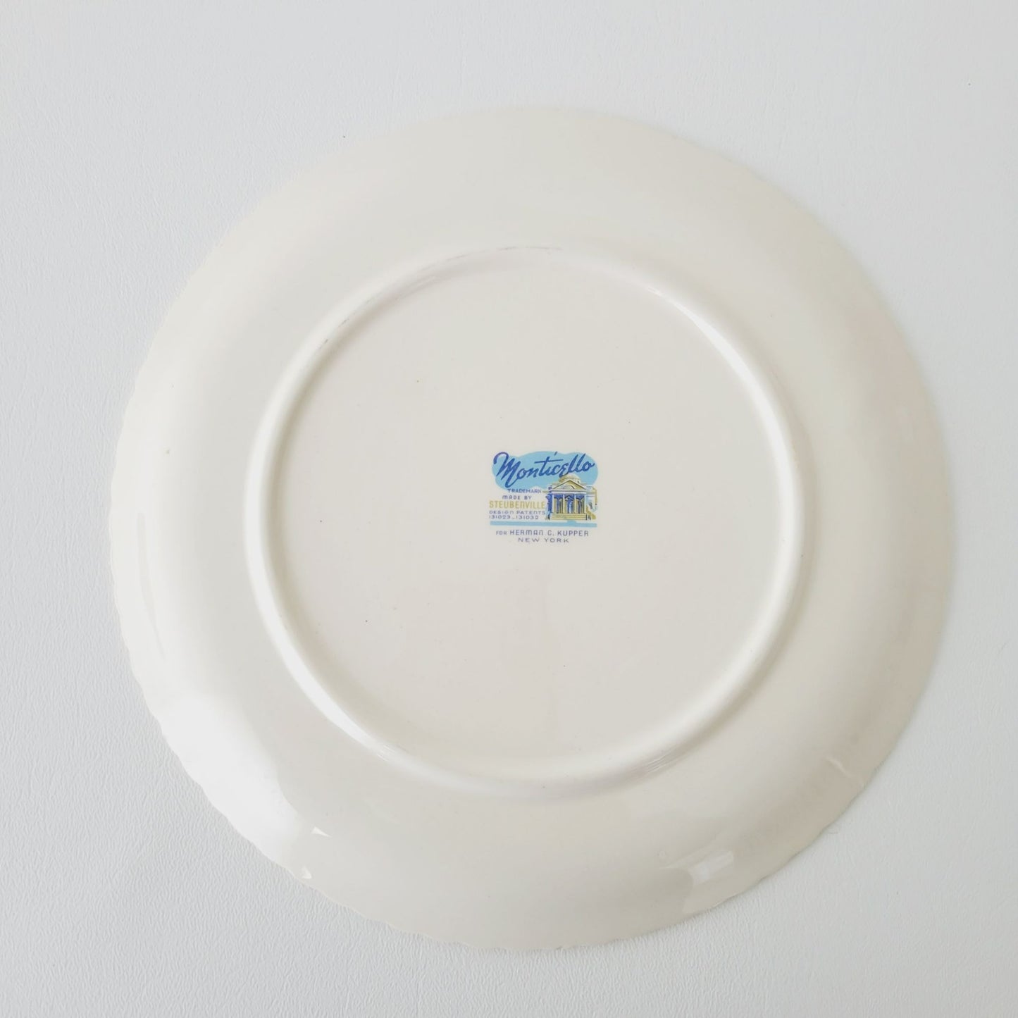 Steubenville Monticello Dogwood Salad Plate c.1940s USA Made