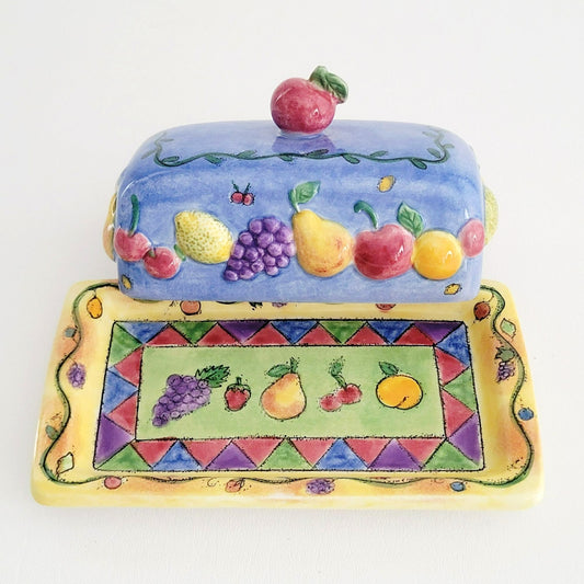 Sango Sangria Covered Butter Dish