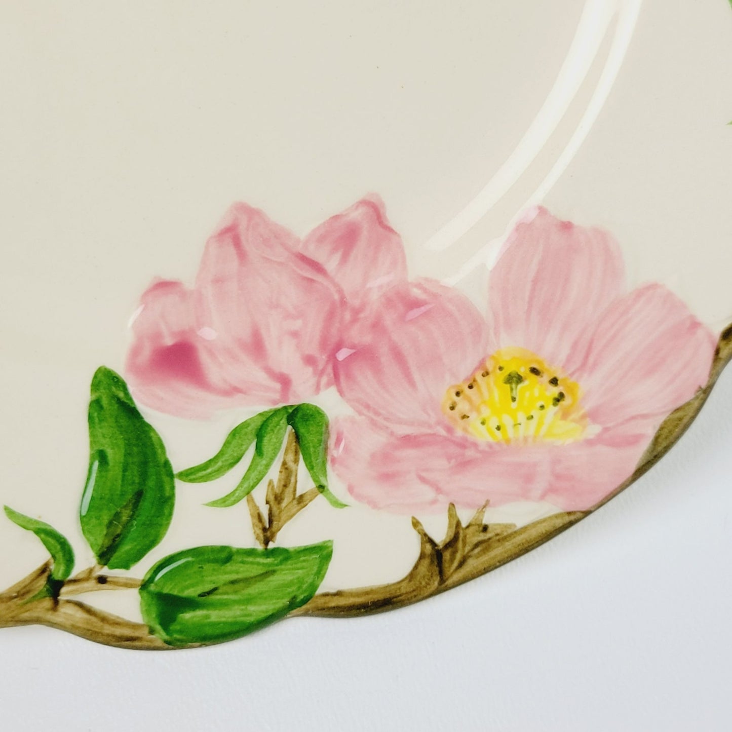 Franciscan Desert Rose Salad Plate c.1949-53, USA Back Stamp