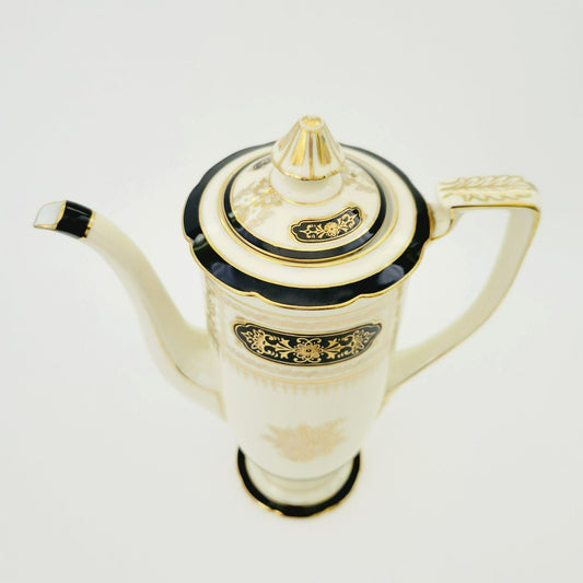 Noritake Art Nouveau Coffee Pot, c1940s Japan