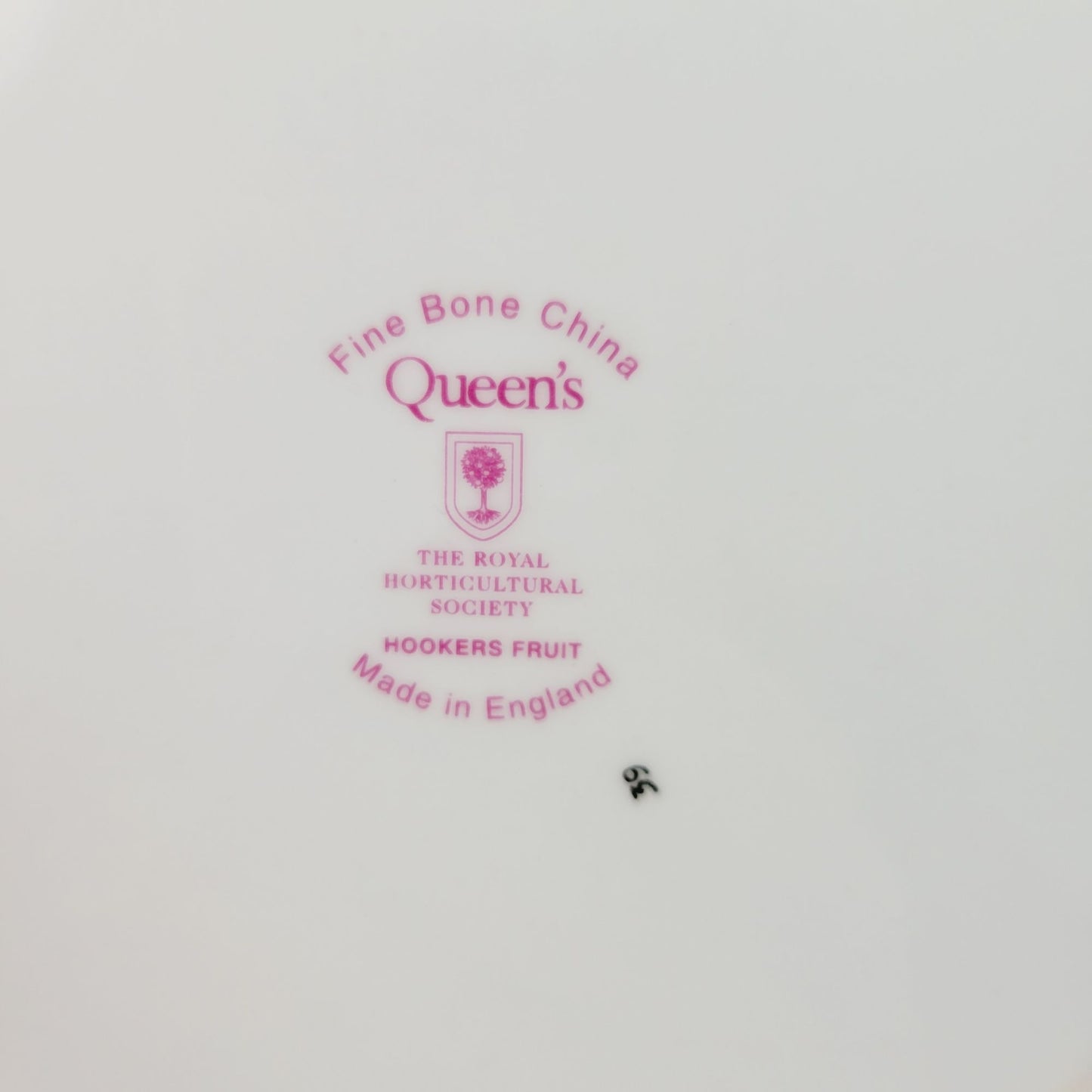 Queen's Hookers Fruit Plum Salad Plate Set of 2, Made in England