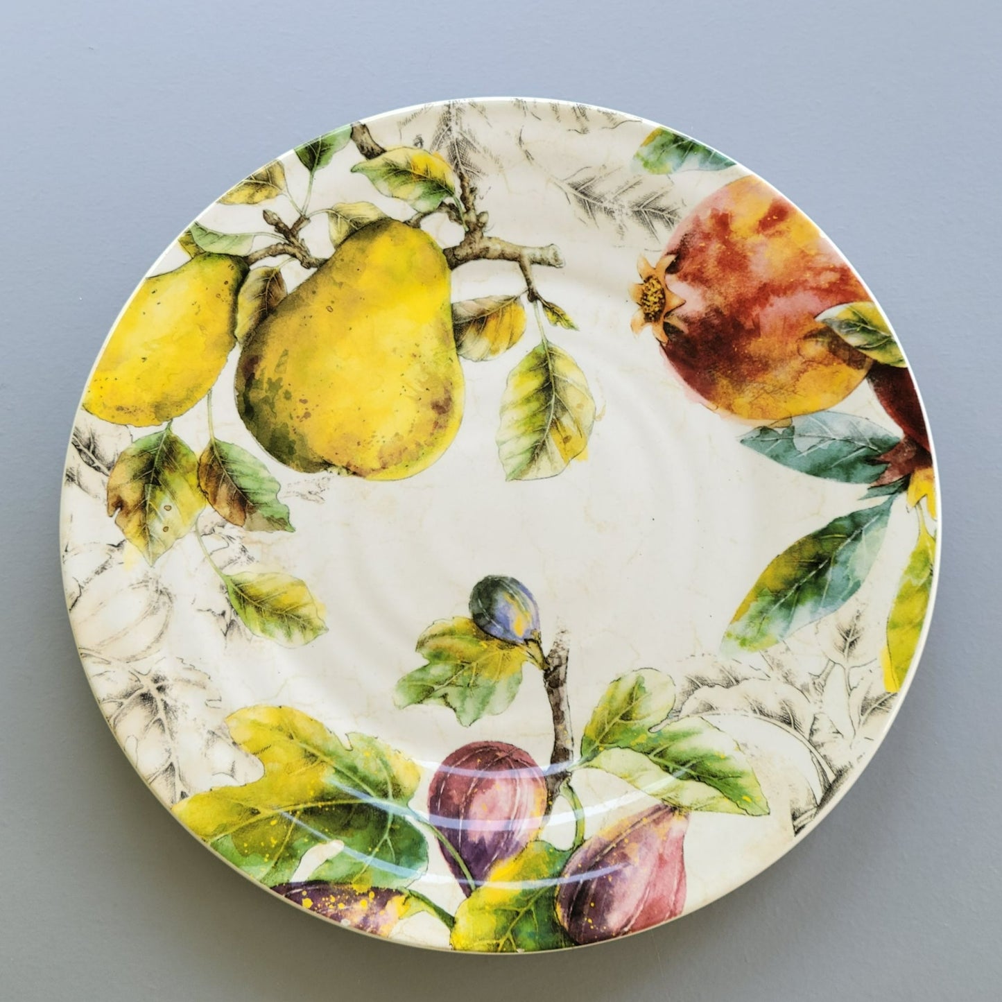 Pier 1 Verona Autumn Fruits Dinner Plate
