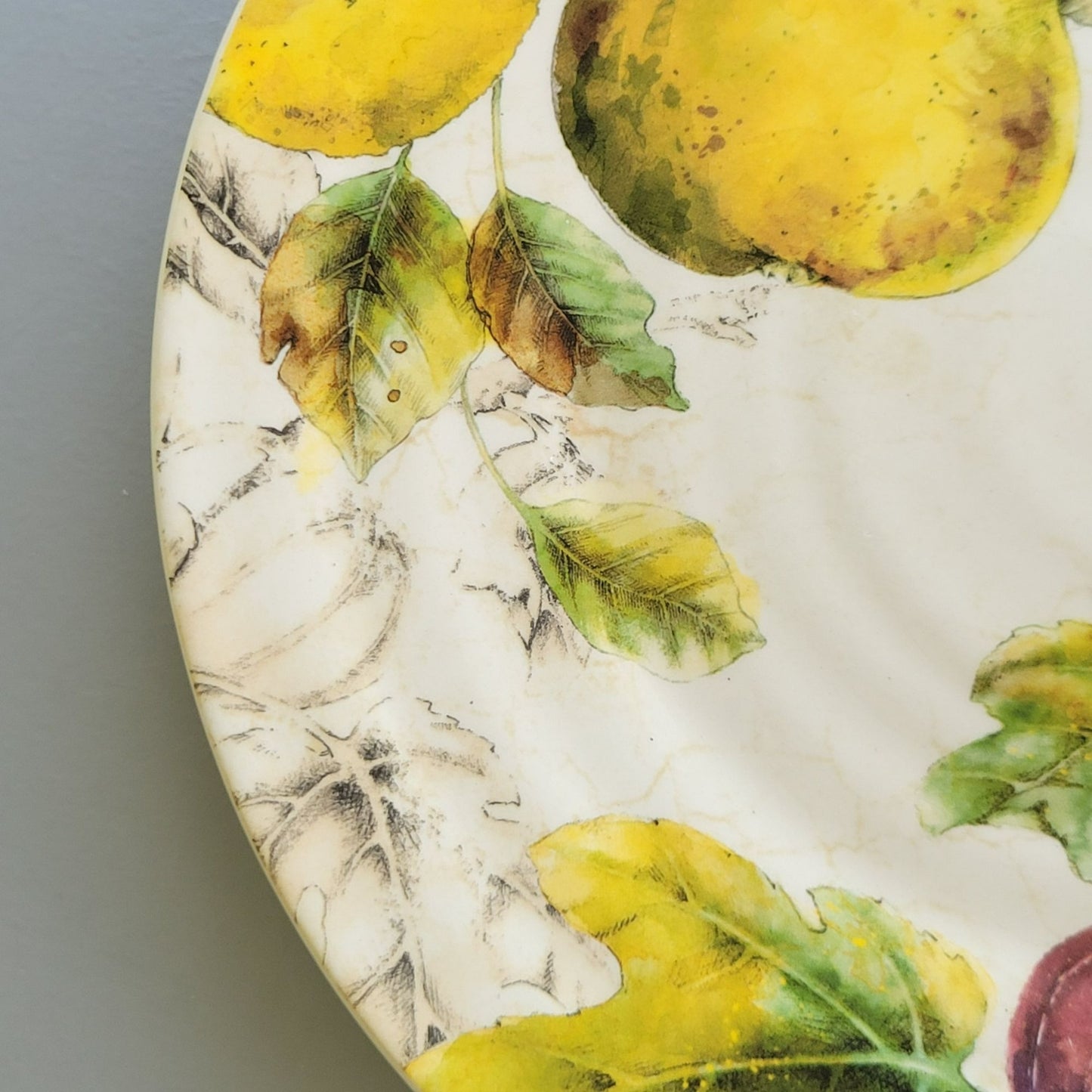 Pier 1 Verona Autumn Fruits Dinner Plate
