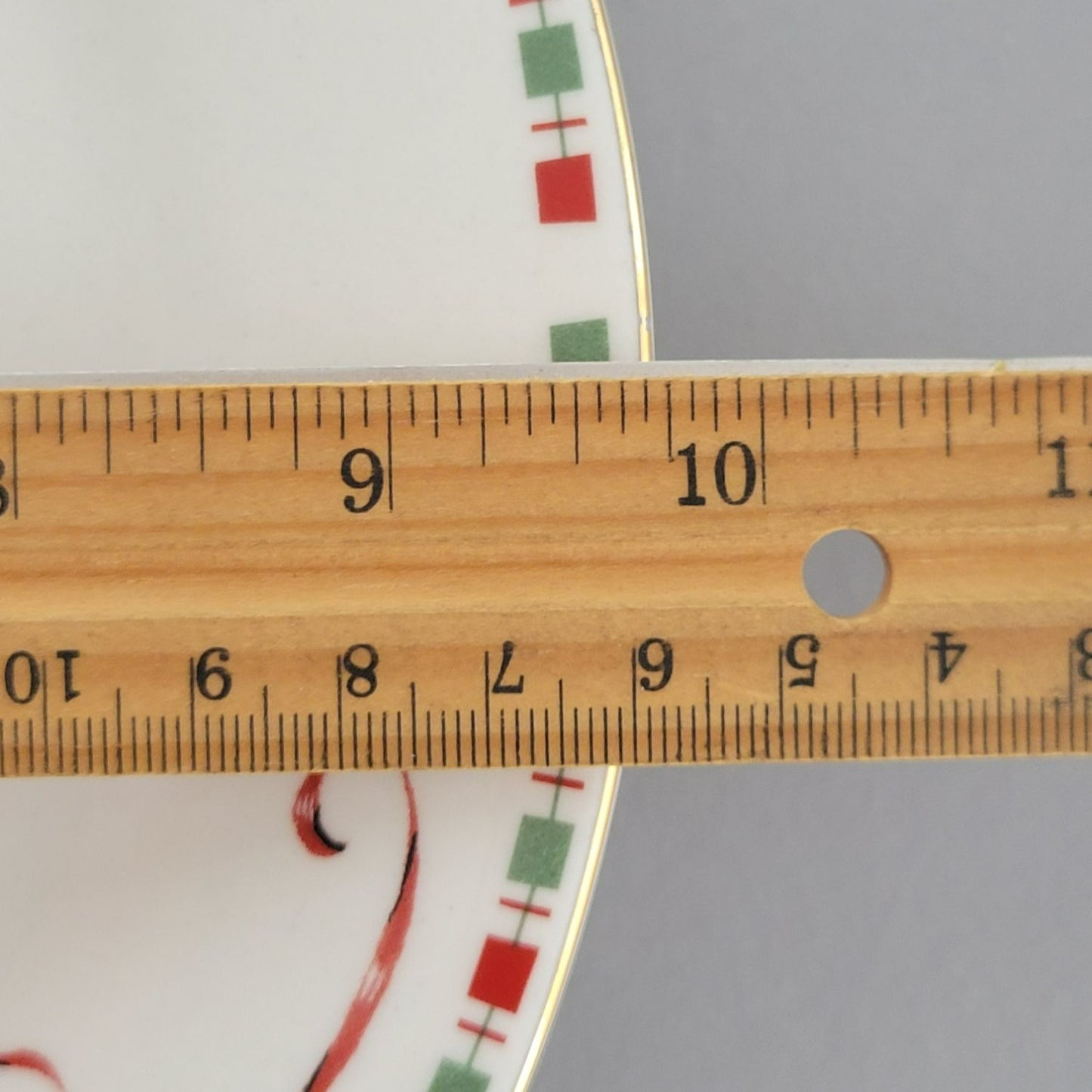 Home Essentials "Tartan Ribbon" Dinner Plate, Set of 2