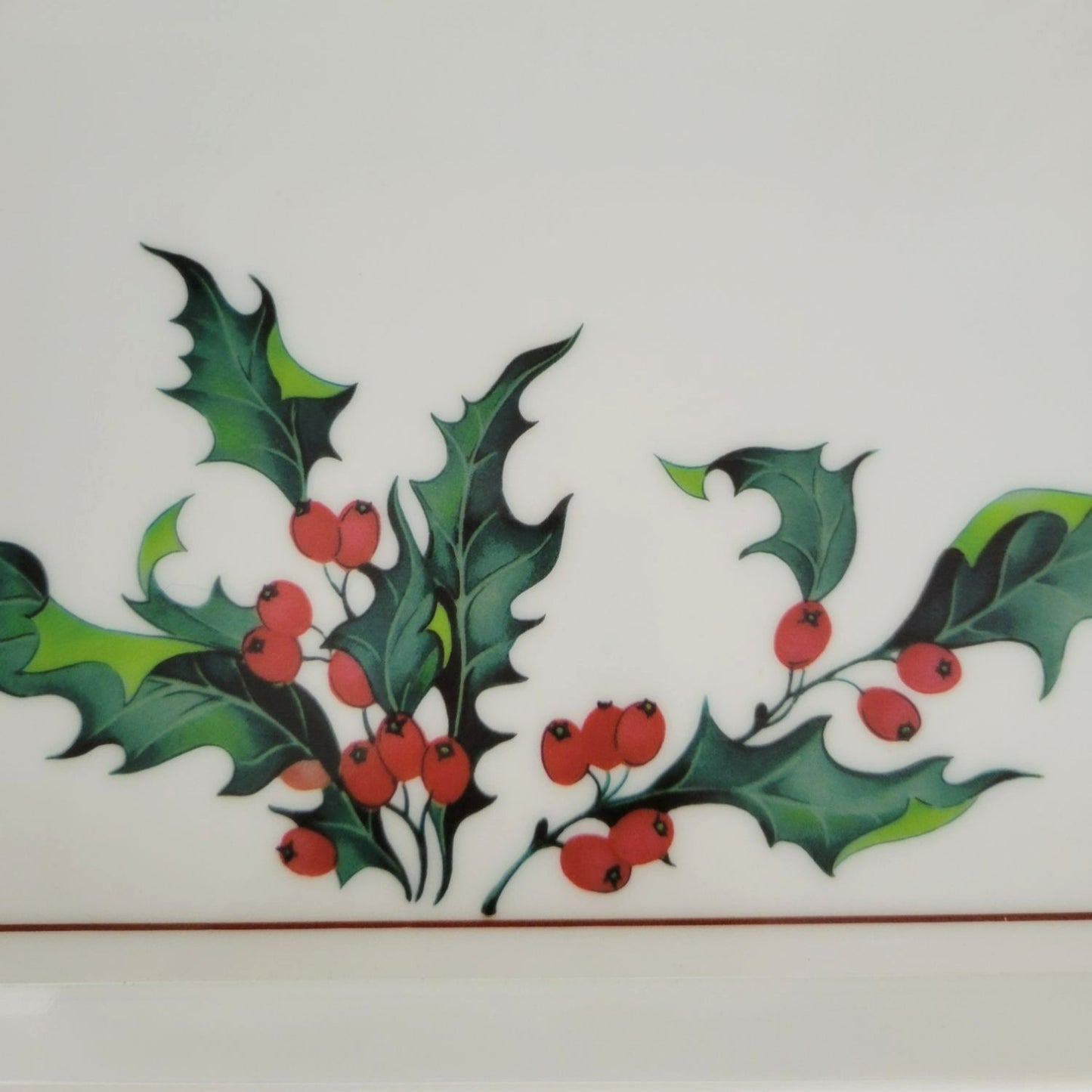 Villeroy & Boch Holly 18" Plastic Serving Tray, Italy c.1991-94
