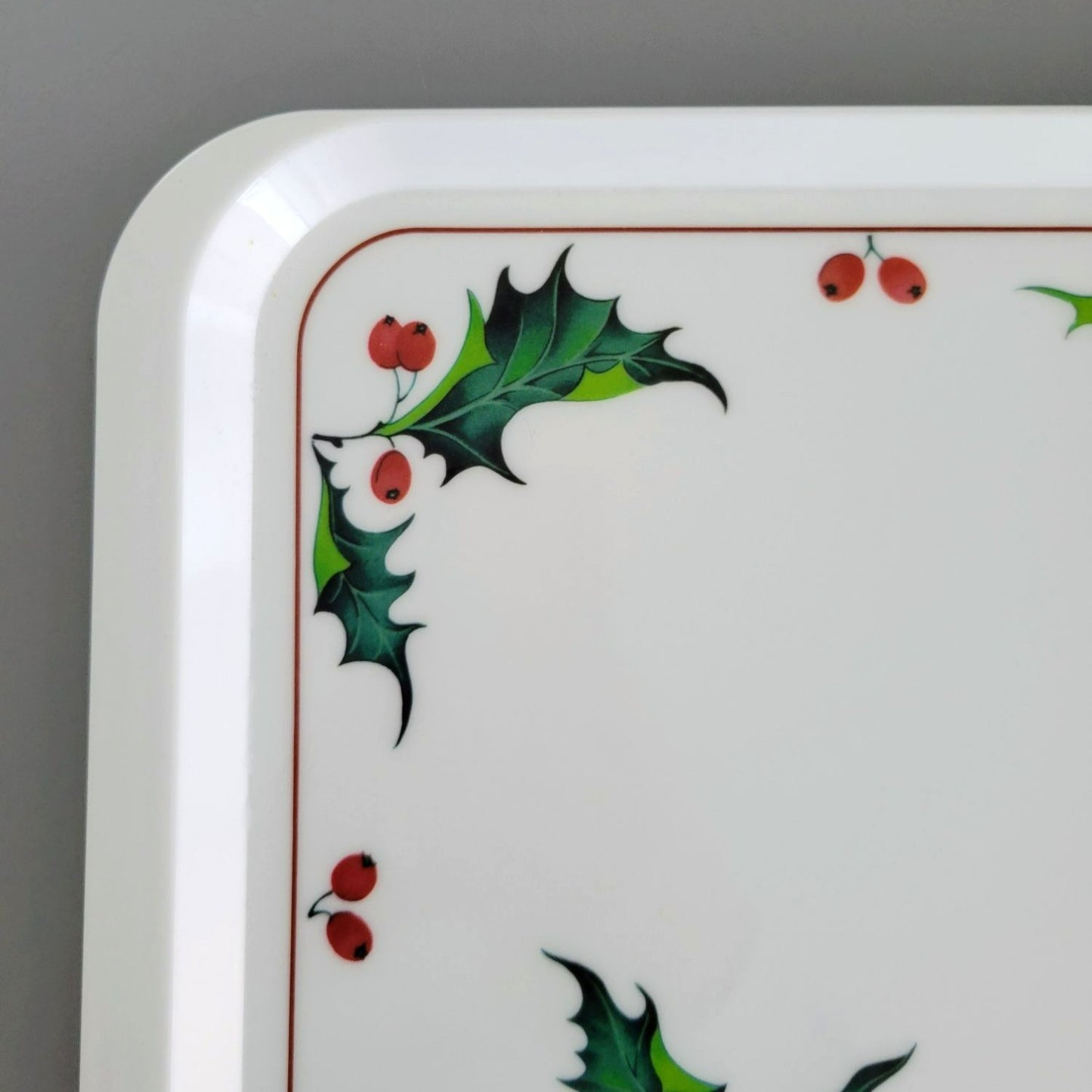 Villeroy & Boch Holly 18" Plastic Serving Tray, Italy c.1991-94