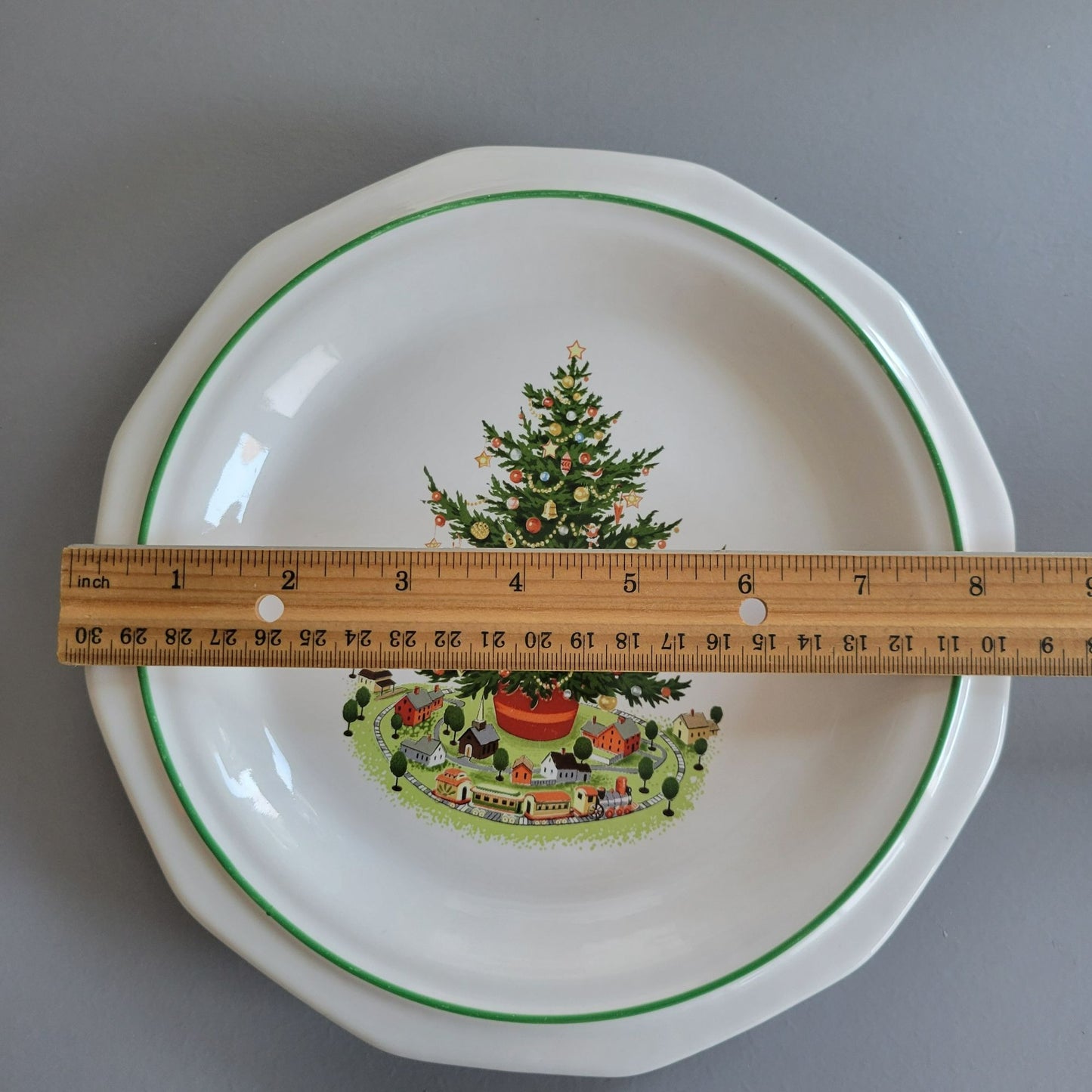 Pfaltzgraff Christmas Heritage Salad Plate, USA Made