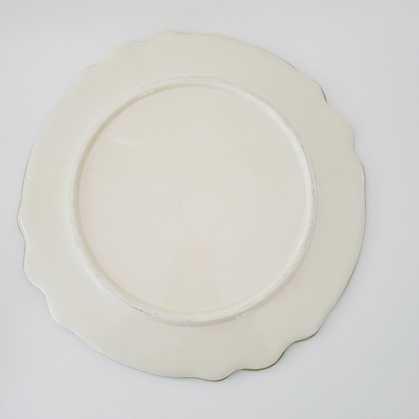 Handpainted  Floral Ceramic 12" Serving Platter