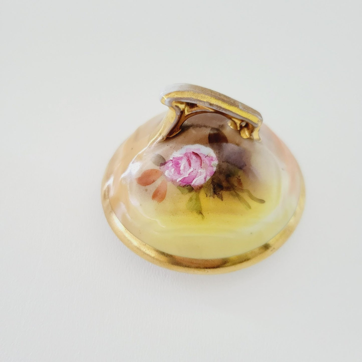 Rare Antique German Hand Painted Floral Creamer & Sugar Bowl, c.1904-1914 Oscar Schlegelmilch