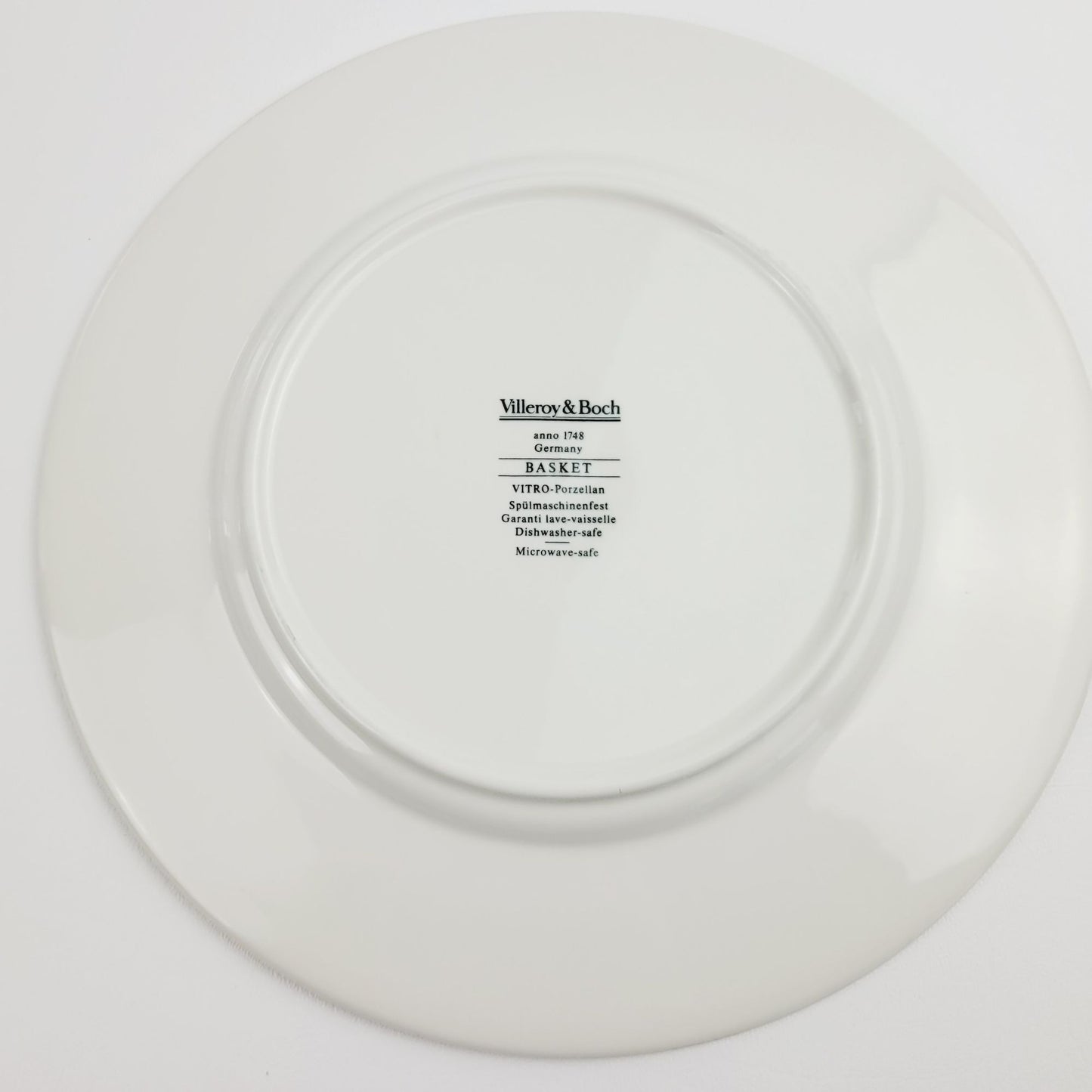 Villeroy & Boch Basket Dinner Plate, Made in Germany