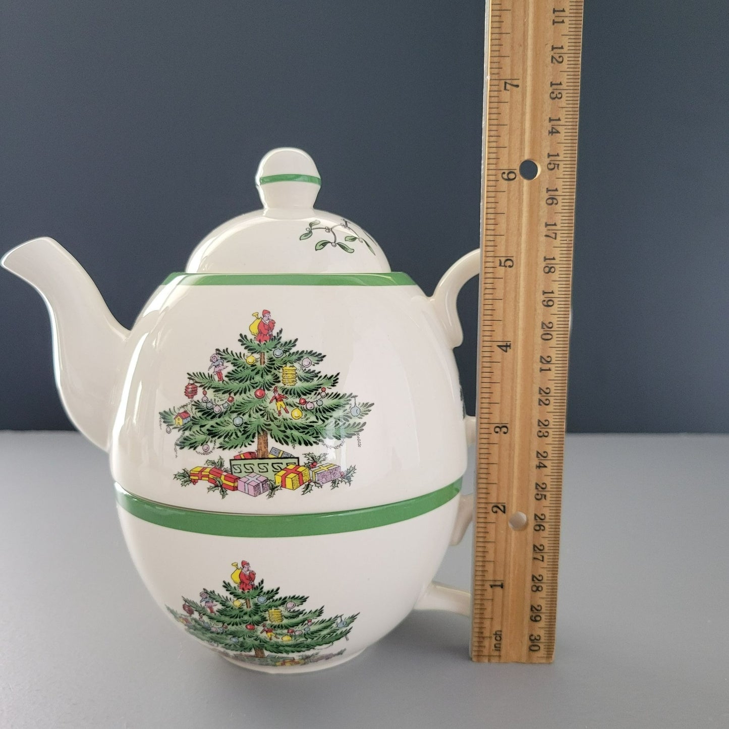 Spode Christmas Tree Tea For One Tea Set