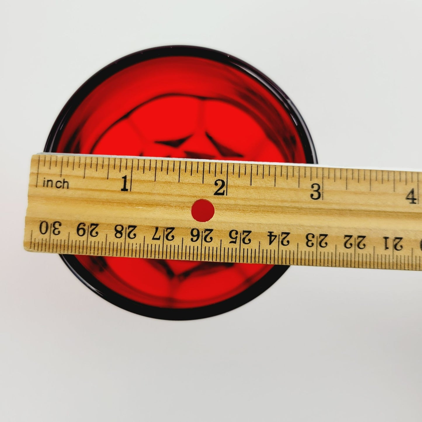 Cambridge Georgian Ruby Tumbler Glass, Set of 2, c.1931-58 USA