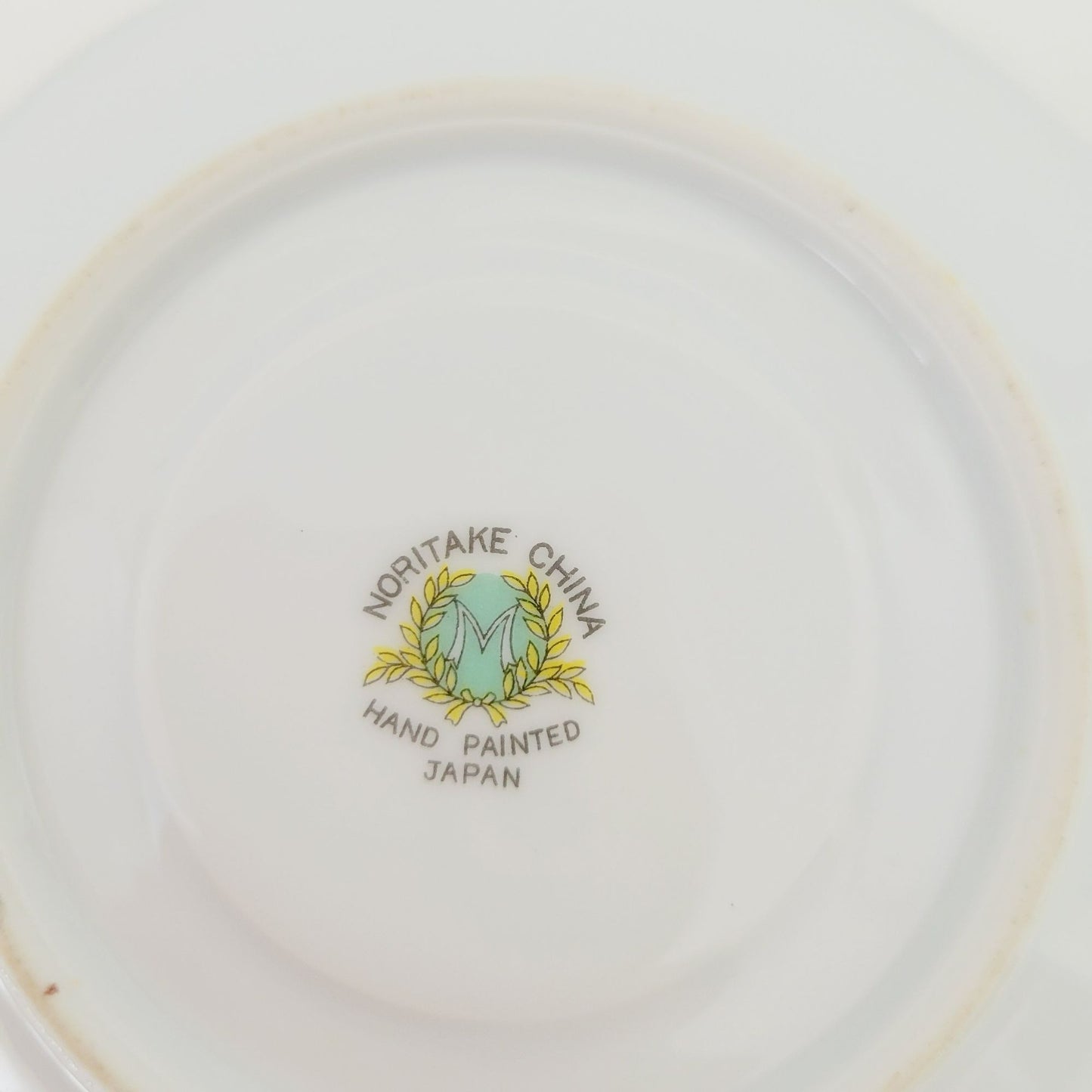 Noritake Art Nouveau Demitasse Cup & Saucer, 2 Sets, c1940s Japan
