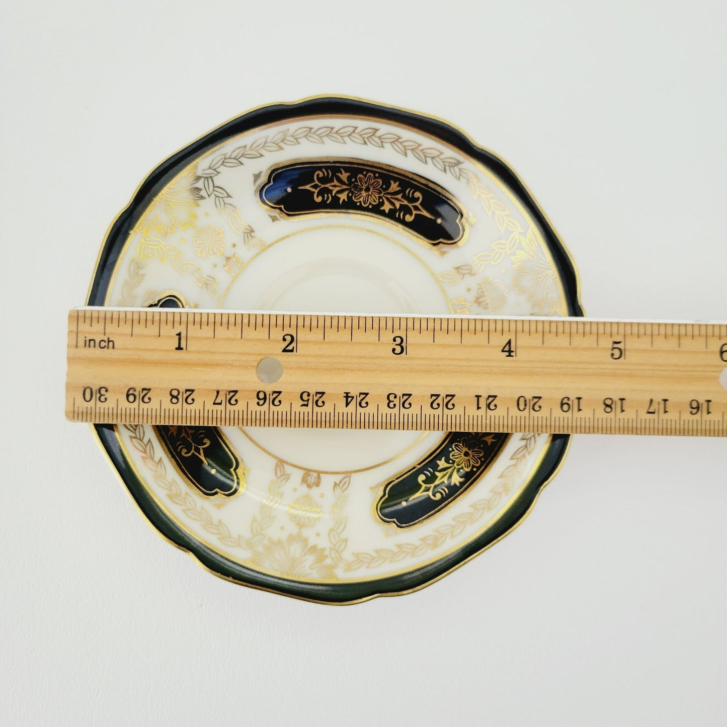 Noritake Art Nouveau Demitasse Cup & Saucer, 2 Sets, c1940s Japan