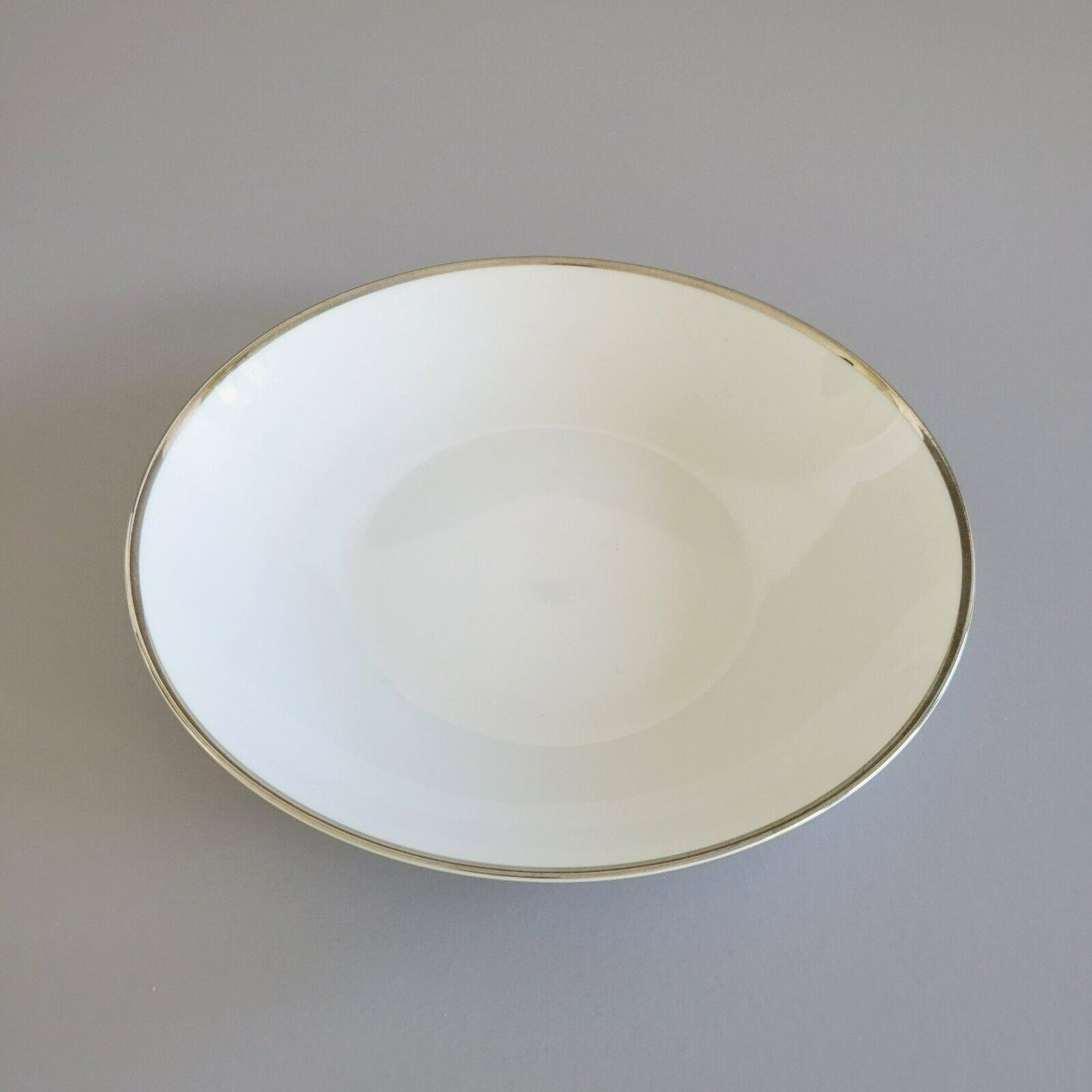 Johann Haviland Wedding Ring Coupe Soup Bowl Platinum Trim c.1960s Germany