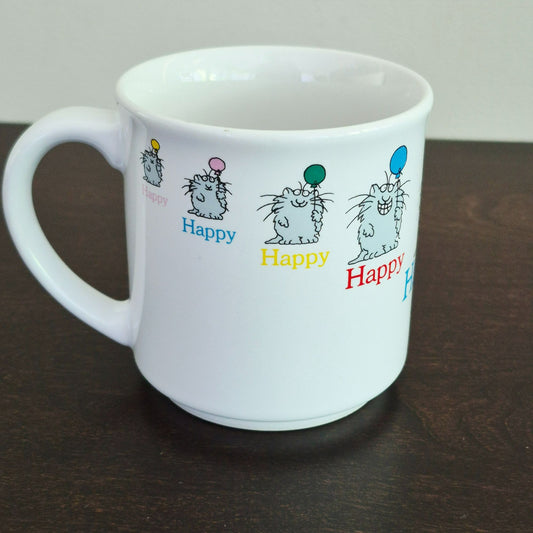 Sandra Boynton Silly Cat Happy Birthday Mug