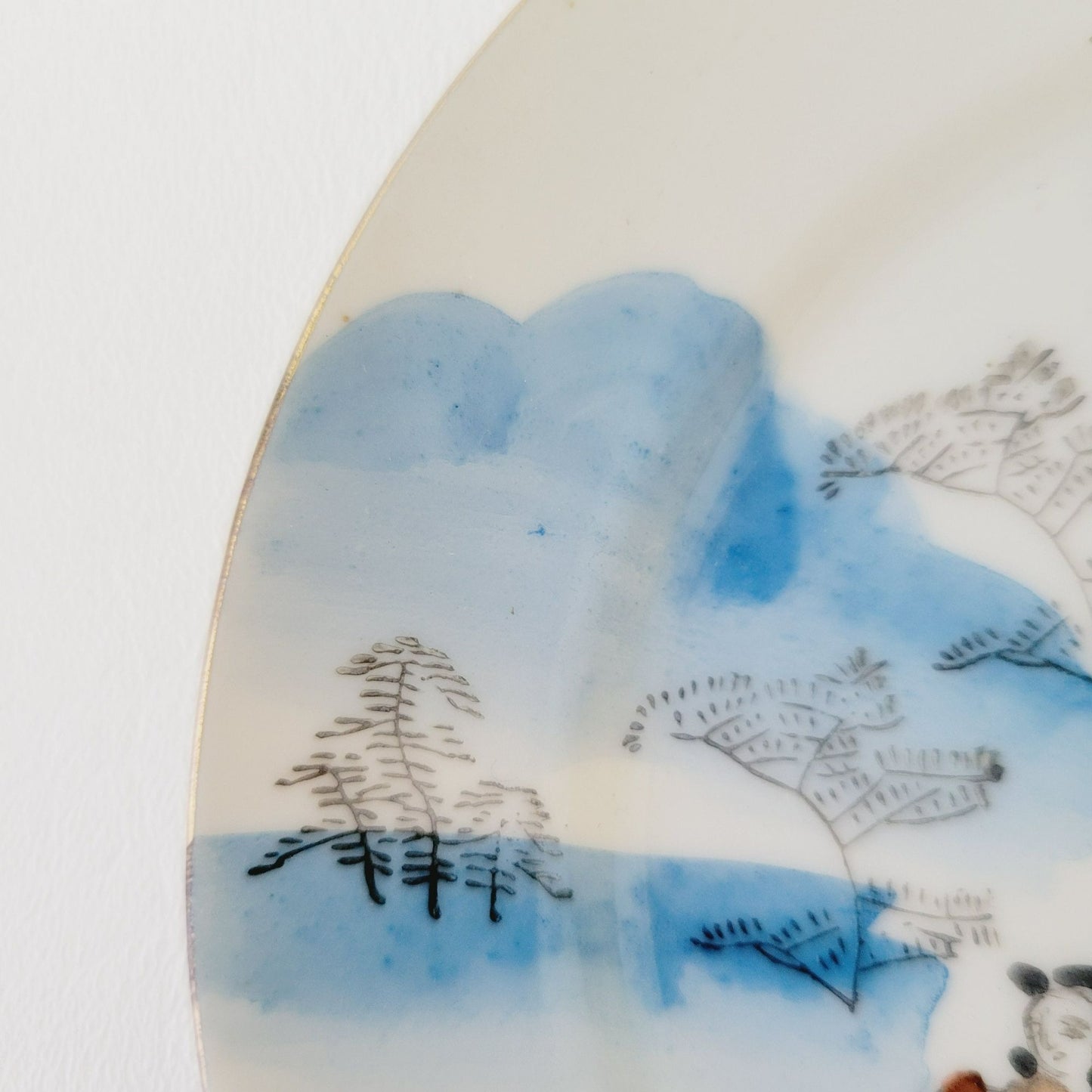 Japanese Kutani  Bread Plate, Set of 4