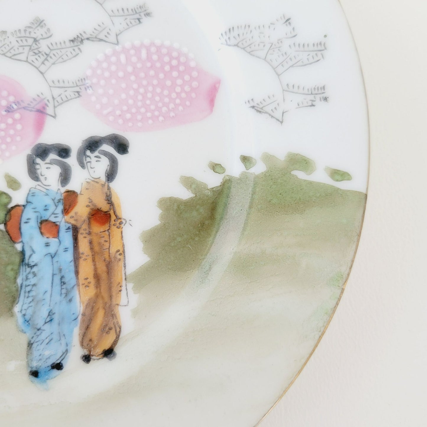 Japanese Kutani  Bread Plate, Set of 4