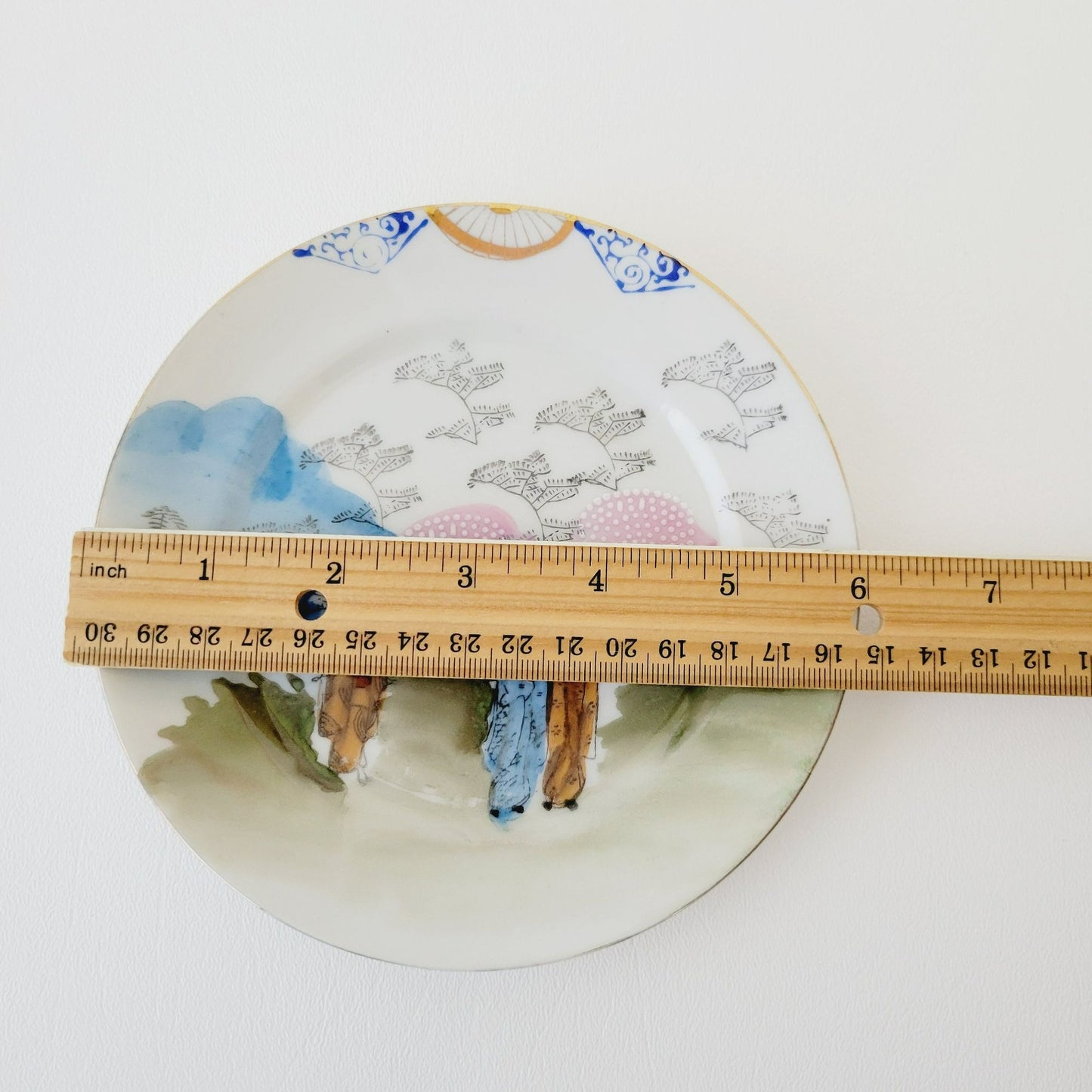 Japanese Kutani  Bread Plate, Set of 4