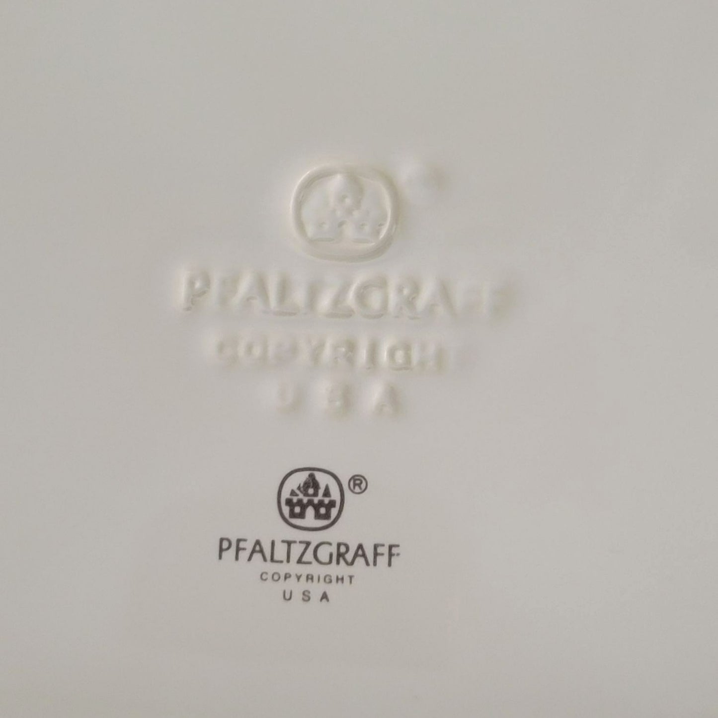 Pfaltzgraff Winterberry 12" Oval Serving Platter, USA Made