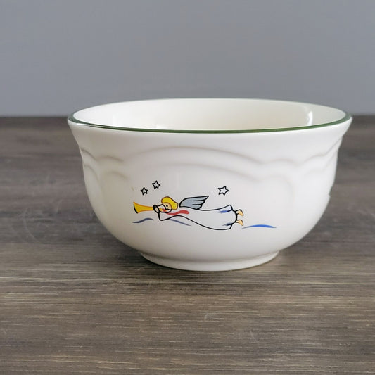 Pfaltzgraff Snow Village Dessert Berry Bowl, c.1990s USA
