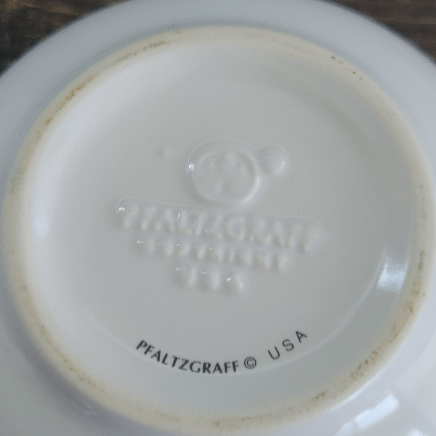 Pfaltzgraff Snow Village Dessert Berry Bowl, c.1990s USA
