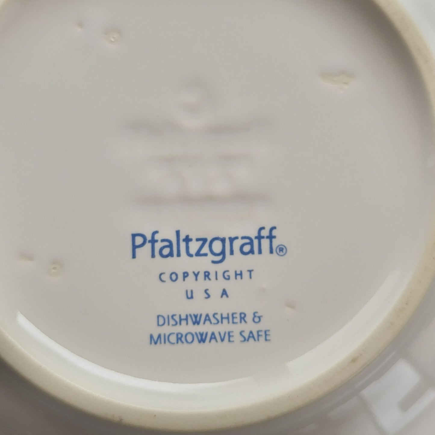 Pfaltzgraff Snow Village Bread Dessert Plate, c.1990s USA