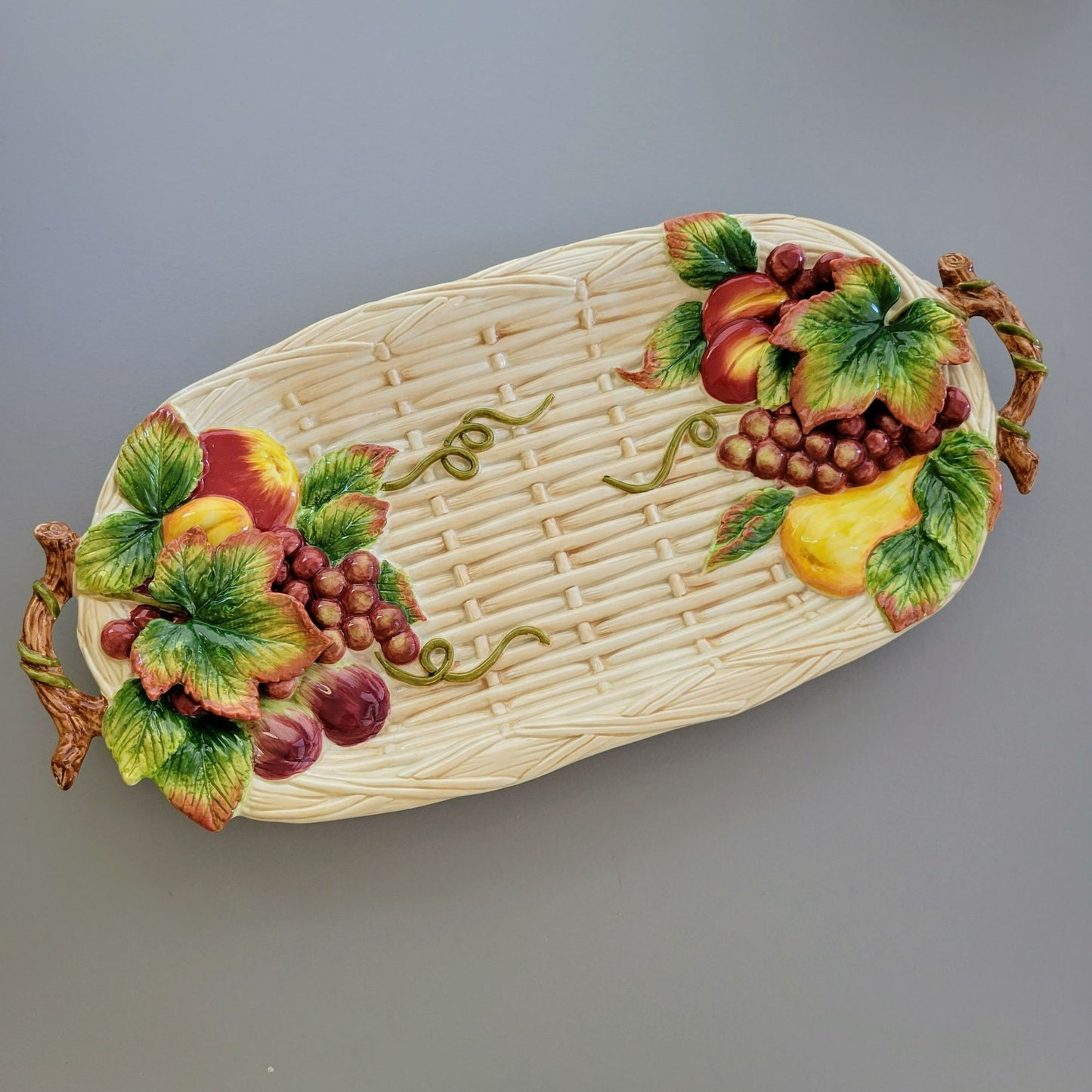 Fitz & Floyd Country Gourmet 20" Serving Platter