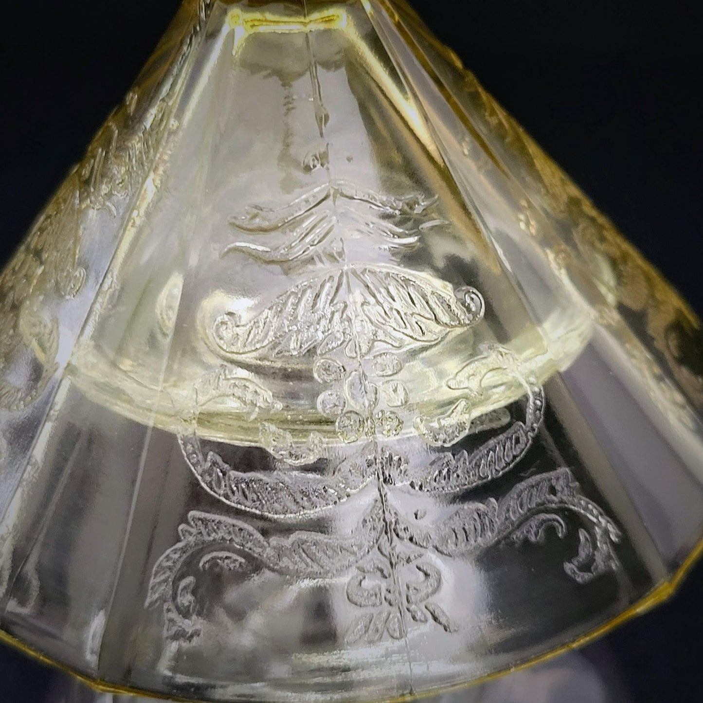 Upcycled Vintage Glassware Fairy Lamp