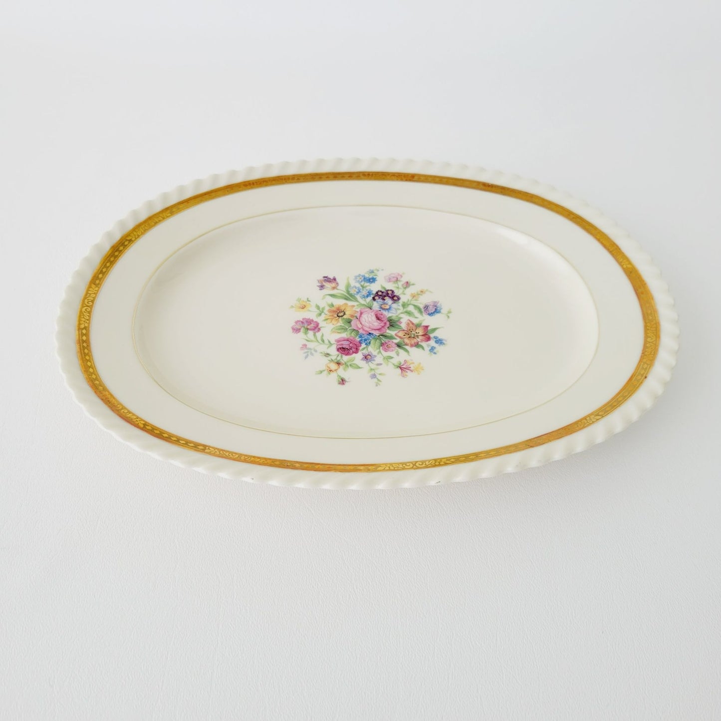 K&A Krautheim 12" Oval Platter La Marquise, Selb Bavaria Germany