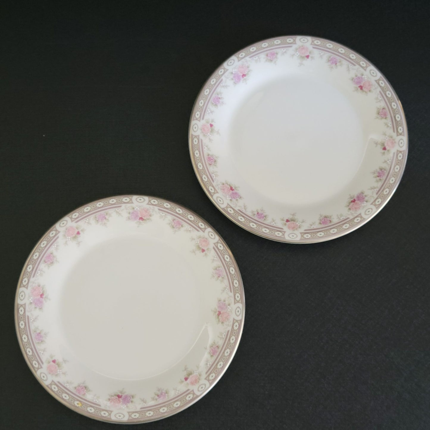 Royal Doulton "Elegance" Bread Plate, Set of 2, Vogue Collection, c.1980s England