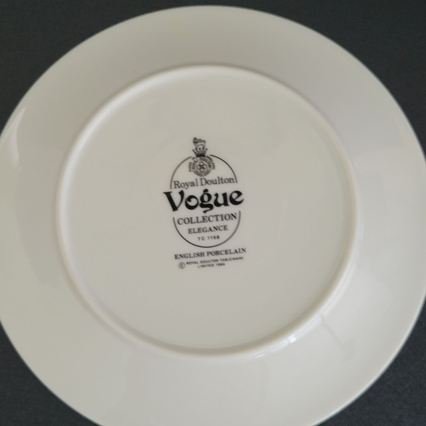 Royal Doulton "Elegance" Bread Plate, Set of 2, Vogue Collection, c.1980s England