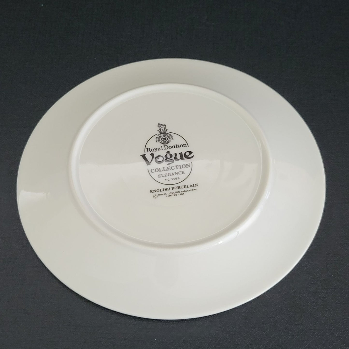 Royal Doulton "Elegance" Bread Plate, Set of 2, Vogue Collection, c.1980s England