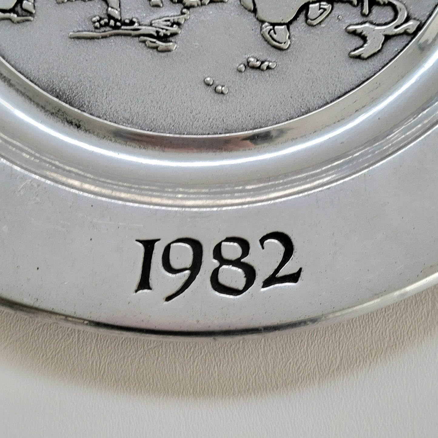 Wilton Peace On Earth 1982 Pewter Annual Plate