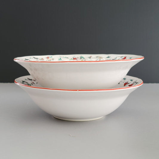 Farberware White Christmas Cereal Bowl, Set of 2